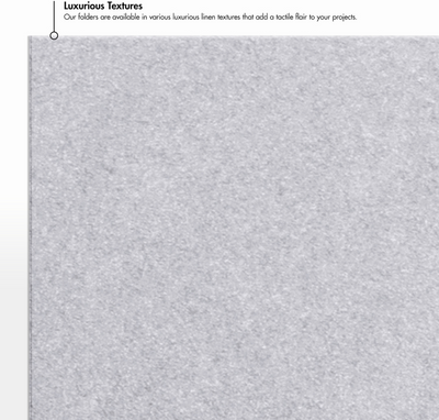 Silver Metallic 9 1/2 x 12 Landscape Certificate Holders with Square Corner Slits