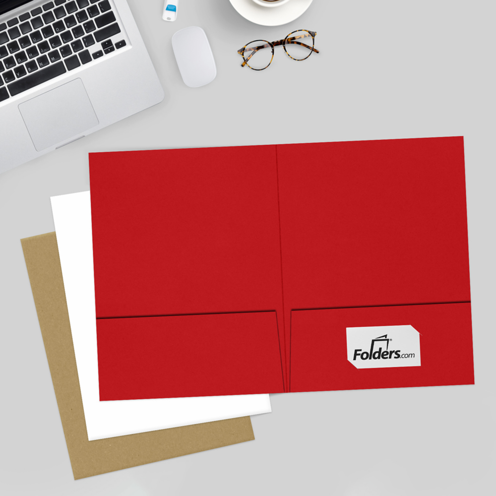 Ruby Red 9 x 12 Matte Folders