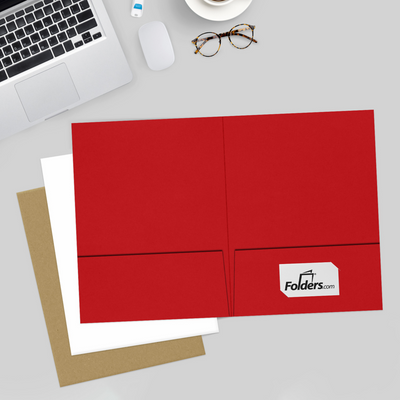 Ruby Red 9 x 12 Matte Folders