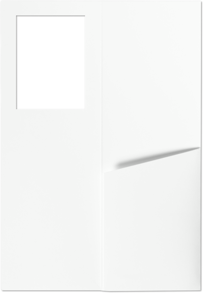 "Happy Holidays" White Photo Booth Photo Holder (6 1/2 x 2 1/4)