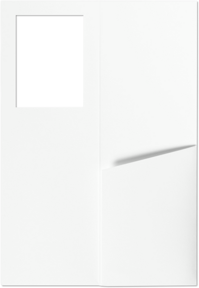 "Happy Birthday" White Photo Booth Photo Holder (6 1/2 x 2 1/4)