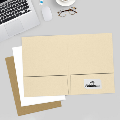 Natural Linen 9 x 12 Folders