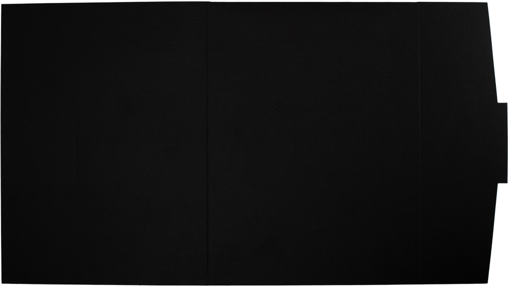 Black Linen 100lb 4 x 6 Fold-Over Easel Photo Holders