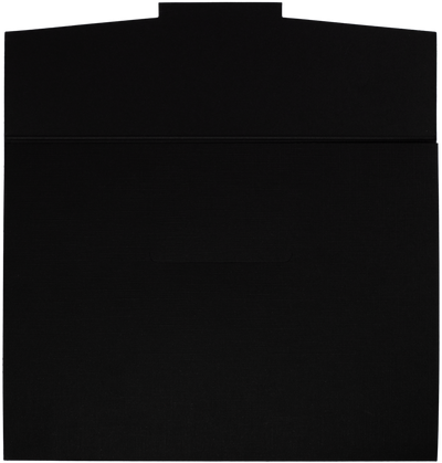 Black Linen 100lb 4 x 6 Fold-Over Easel Photo Holders