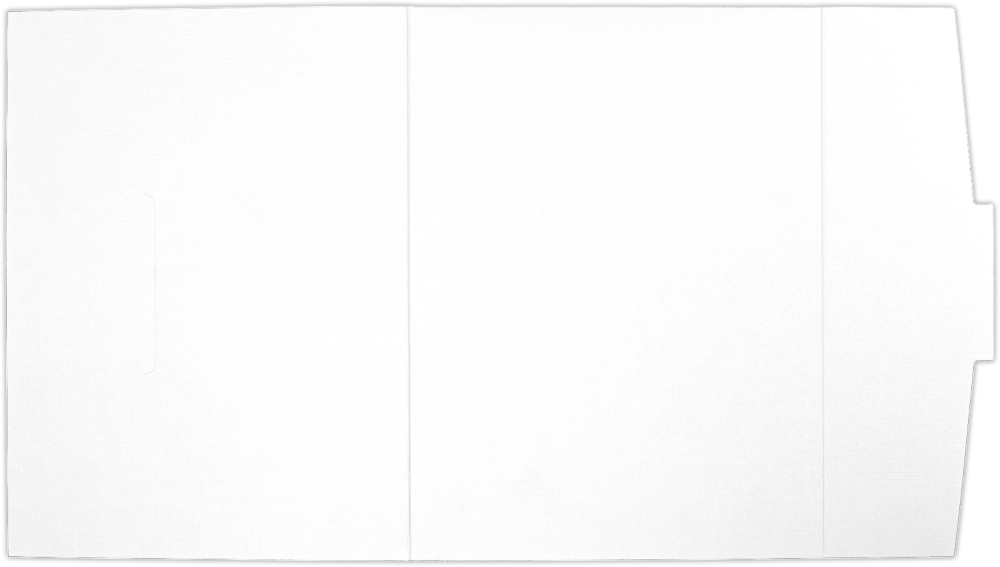 White Linen 100lb 4 x 6 Fold-Over Easel Photo Holders