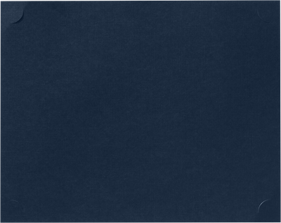 Blue Linen 100lb 9 1/2 x 12 Single Certificate Holders