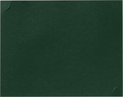 Green Linen 100lb 9 1/2 x 12 Single Certificate Holders