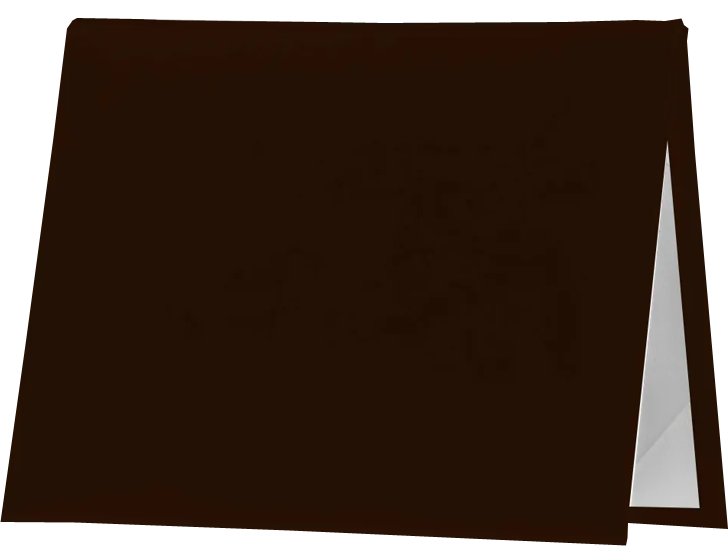11 1/2 x 14 1/2 Landscape Padded Diploma Covers (Holds 11 x 14 Document) - Brown