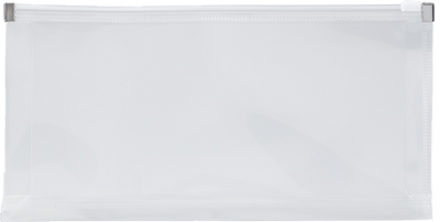 Clear #10 Business Plastic Envelopes (4 1/8 x 9 1/2) with Zip Closure