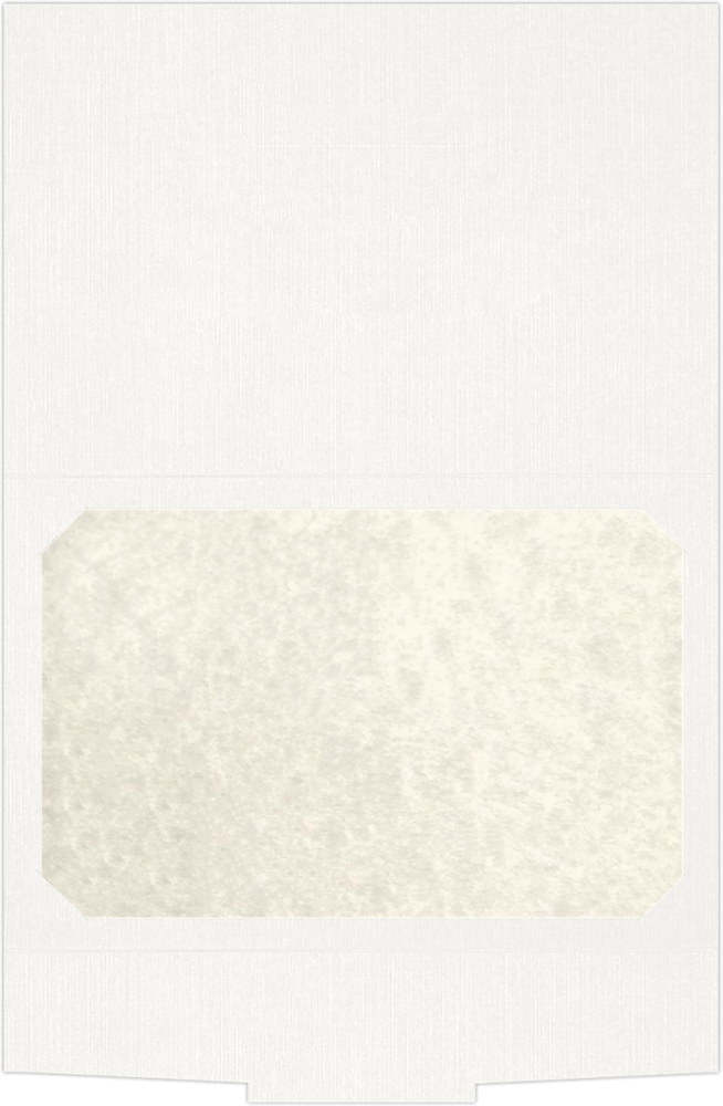White Linen with Gold Foil Cross 6 1/2 x 9 1/2 Certificate Holders