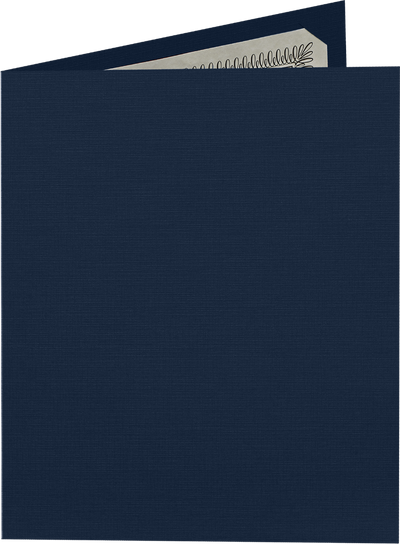 Dark Blue Linen 9 1/2 x 12 Certificate Holders