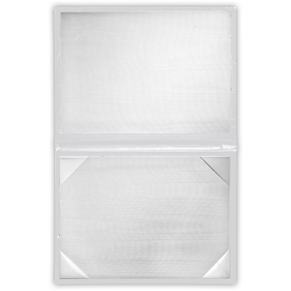 11 1/2 x 14 1/2 Landscape Padded Diploma Covers (Holds 11 x 14 Document) - White