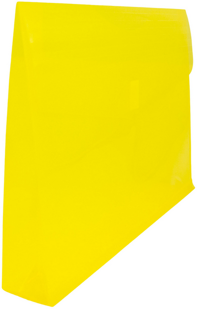 Yellow Letter Booklet with 2" Expansion Plastic Envelopes (9 3/4 x 13) with Hook and Loop Closure