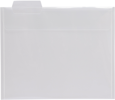 Assorted Letter Size File Folders - 6 Pack