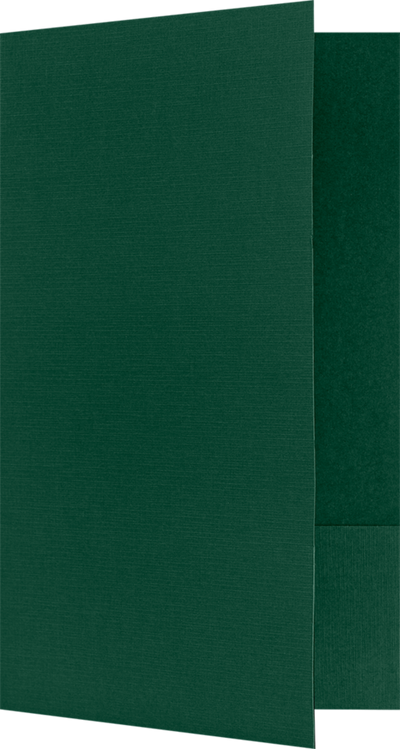 Dark Green Linen 9 x 14 1/2 Legal Folder