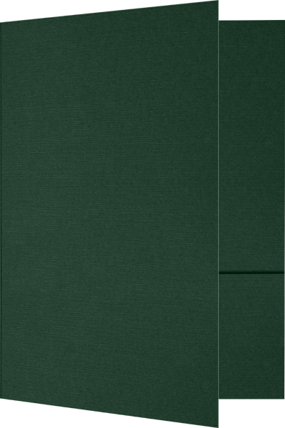 Deep Pine Linen 6 x 9 Folders