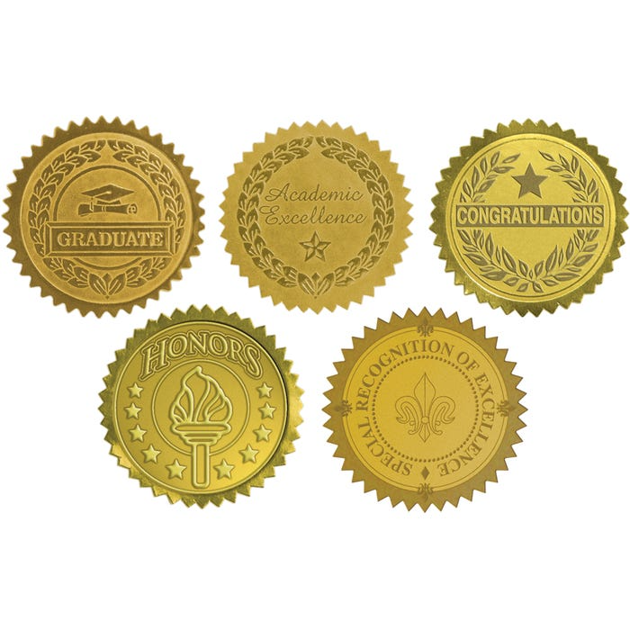 Embossed Foil Seals