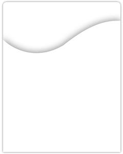 Wavy 1 Pocket Page - Letter Size 9 x 11.5 - Clear Gloss-Coated 120#