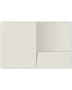 9 x 12 One Pocket Presentation Folders - Rounded Pocket Corners - Pumice Felt 80#