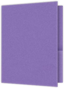 5.75 x 8.75 Half Size Presentation Folders - Two Pocket - 3 inch - Grape Jelly Vellum 100#