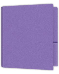 9 x 12 Two Pocket Capacity Folders - 4.25 inch - 0.5 inch Triplescore spine - Grape Jelly Vellum 100#