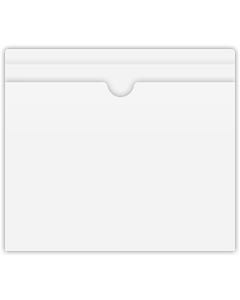 9.5 x 11.75 Glued sides File Jacket - 0.875 inch Reinforced Top tab - White SemiGloss 12pt C1S