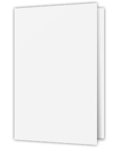 9.75 x 14.5 Two Pocket Presentation Folders - 4.25 inch - 0.25 expanable capacity pockets and Reinforced Edges with 0.5 Double score Spine White SemiGloss 14pt C2S