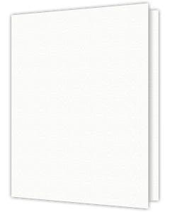 9.5 x 12 Two Pocket Presentation Folders - Conformer - 4 inch Pocket - White Felt 80#