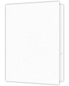 9 x 11.875 Two Pocket Specialty Folders - 4.5 inch - Diagonal - White Fiber 80#
