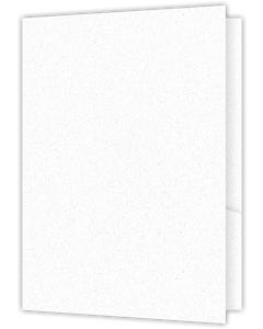 9 x 12 Two Pocket Specialty Folders - 5 inch - Wavy Pockets - White Fiber 80#