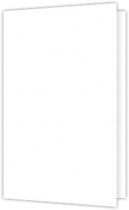 Legal 9 x 15.5 Report Covers Folders - One piece - White Smooth 80#
