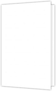 Legal 8.75 x 14.75 Report covers Folders - One Piece - White Smooth 80#