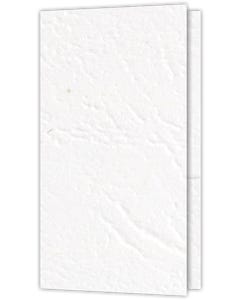 3.375 x 6 Two 2.5 inch tall pockts glued outer edge Key Card Card Holders - White Cordwain 90#
