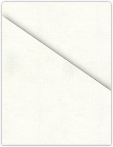 Angled 1 Pocket Page - Letter Size 9 x 11.5 - White Hopsack 90#