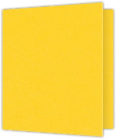 Staple Cover 8.5625 x 11.25 Report Covers Folders - Triple score spine - Lemon Drop Vellum 100#