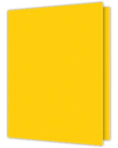9.5 x 12 Two Pocket Presentation Folders - Conformer - 4 inch Pocket - Yellow Vellum 80#
