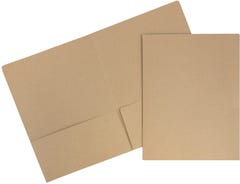 Brown Kraft Grocery Bag 9 x 12 Matte Folders