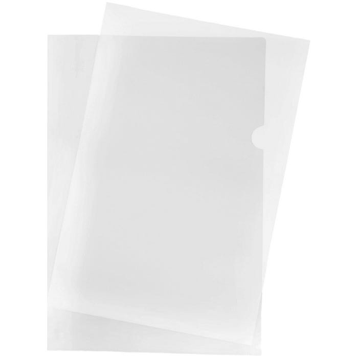 Plastic Folder Sleeves - Clear Tabloid Sleeves